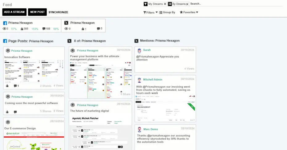 Software Marketing Social Example